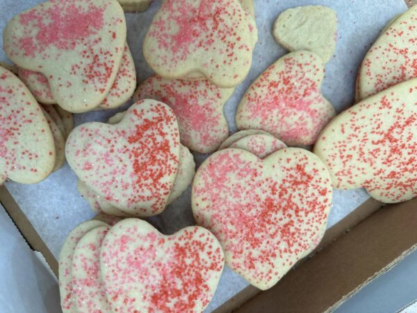 Heart Cutout Cookies